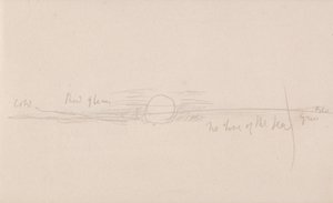 Le carnet de croquis du Canal - Joseph Mallord William Turner